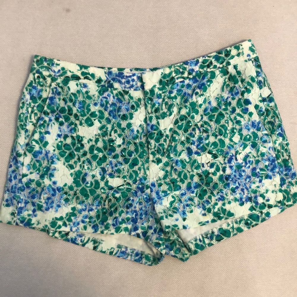 Madewell Floral Lace Shorts